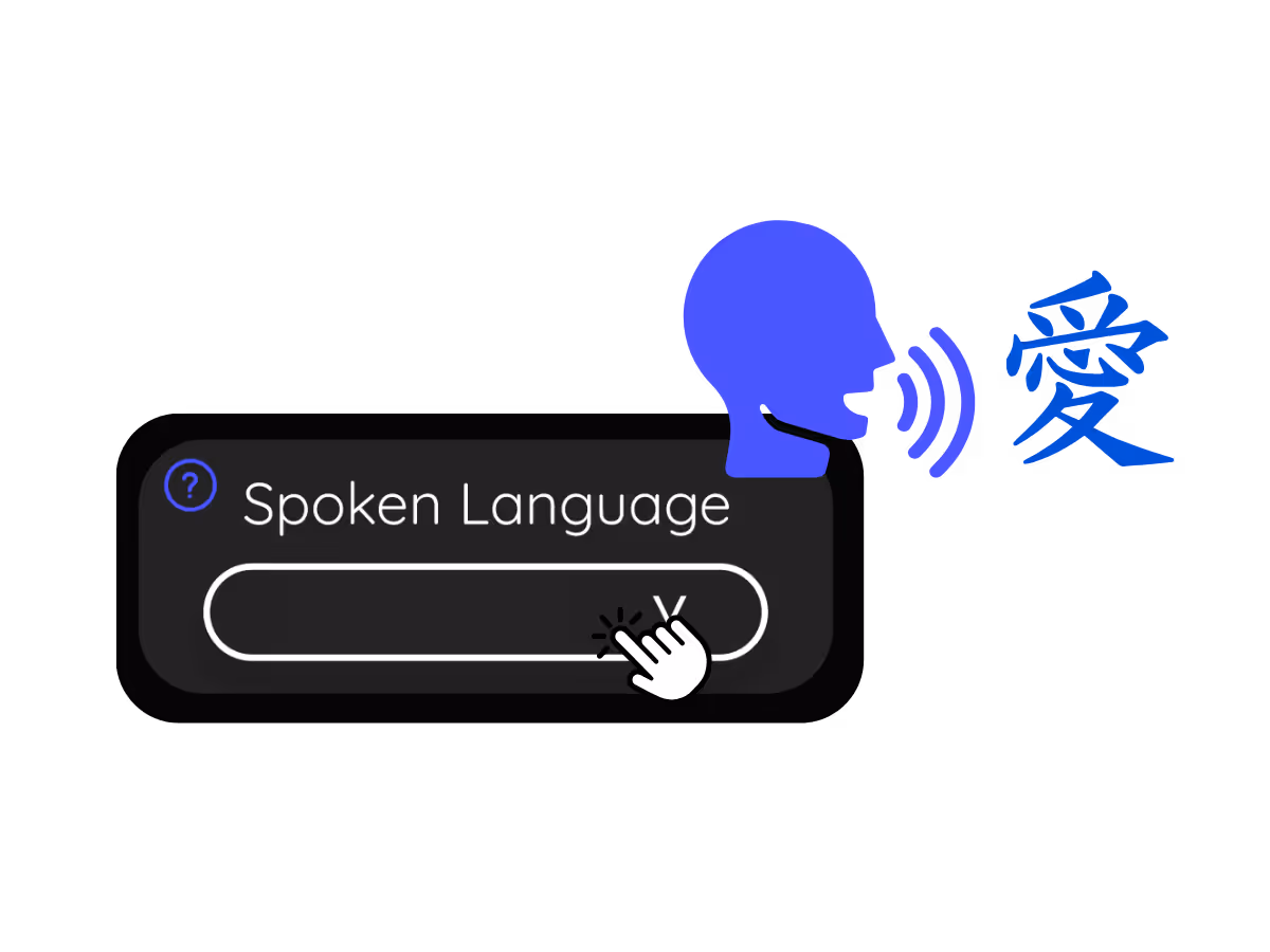 JotMe — 2. Set Your "Spoken Language"
